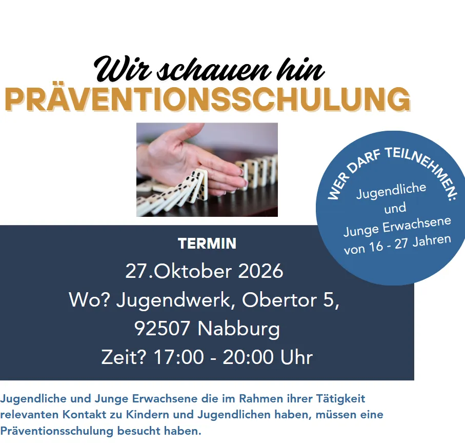 ABGESAGT! Präventionsschulung